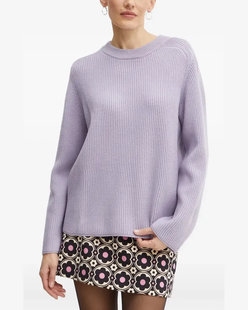 Michael Kors Gerippter Strickpullover - Violett Violett