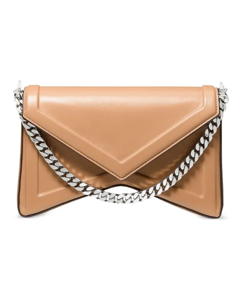 Michael Kors Manhatta Schultertasche mit Kettenriemen - Nude Nude