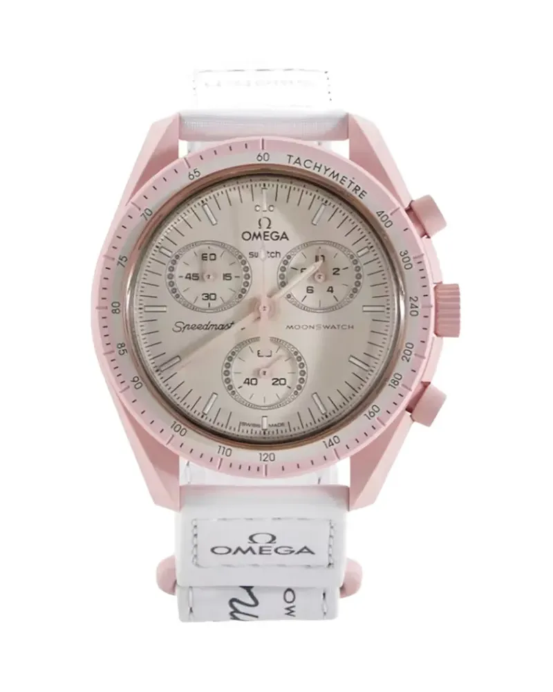 Omega xSwatch Moonswatch Mission to Venus 42mm watch - Rosa Rosa