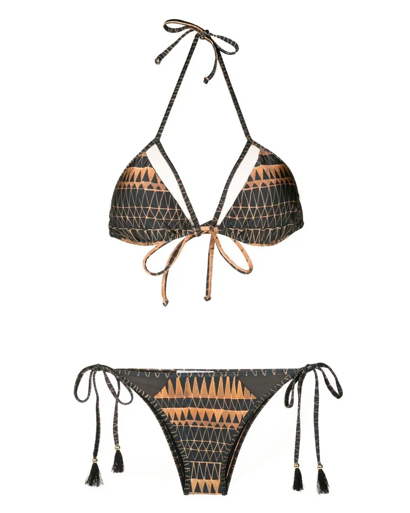 BRIGITTE Neckholder-Bikini Mehrfarbig