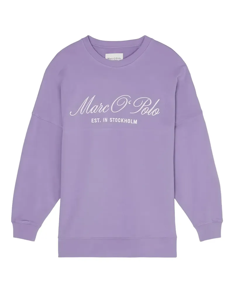 Marc O'Polo Sweatshirt mit Logo-Stickerei - Violett Violett