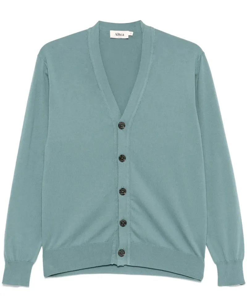 Altea Fein gestrickter Cardigan - Blau Blau
