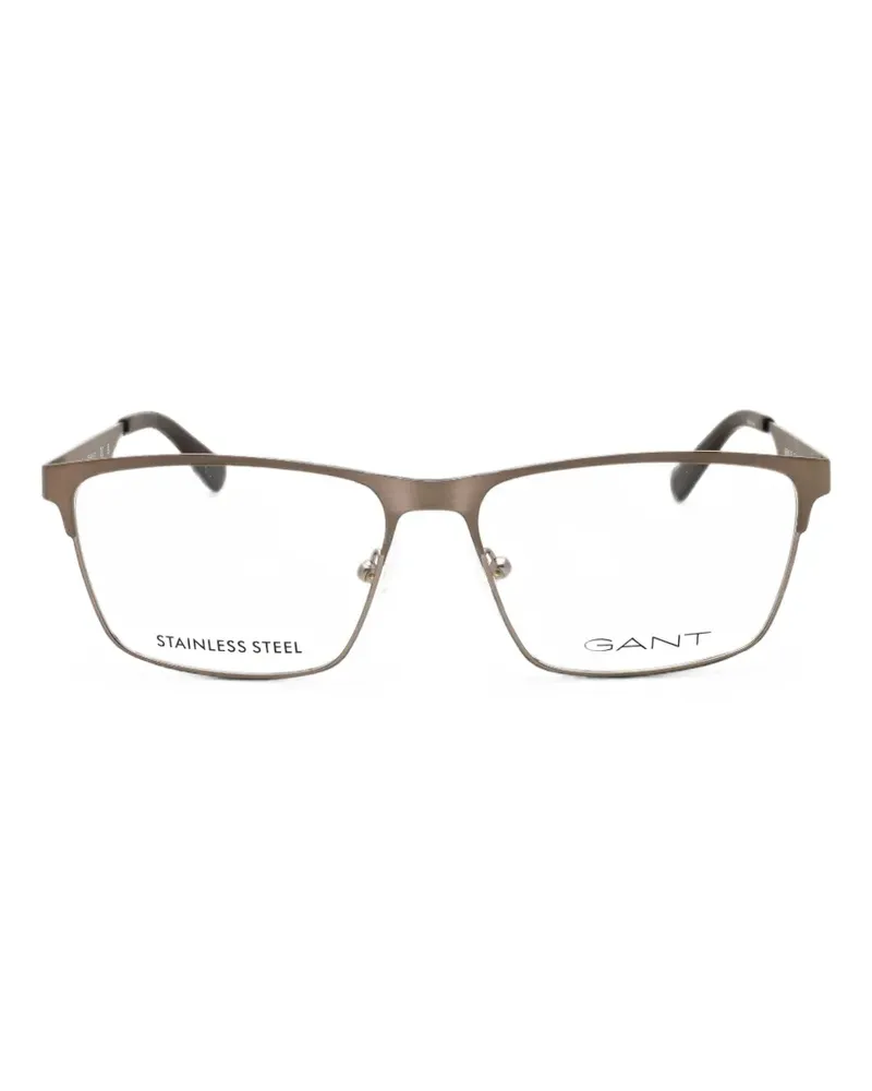 Gant rectangle-frame glasses - Grau Grau