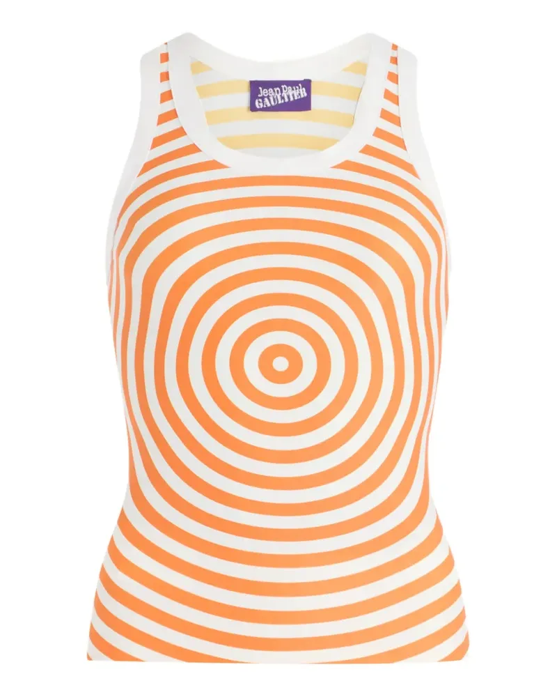 Jean Paul Gaultier The Orange Target tank top Orange