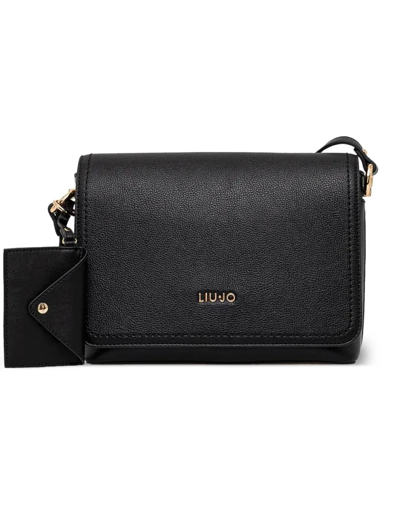 Liu Jo Umhängetasche mit Logo - Schwarz Schwarz
