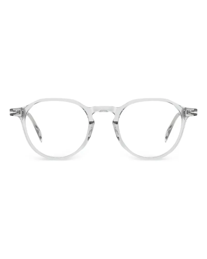 EYEWEAR by DAVID BECKHAM Brille mit rundem Gestell - Grau Grau