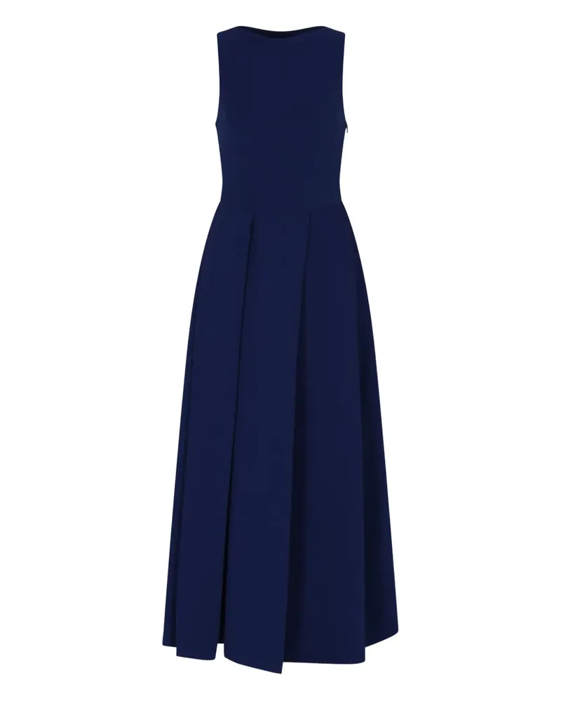 Emporio Armani Maxikleid mit Falten - Blau Blau