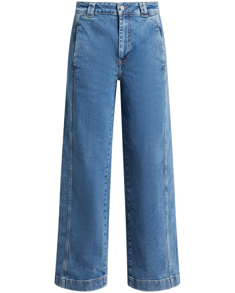 Lacoste Weite Jeans aus Stretch-Denim - Blau Blau