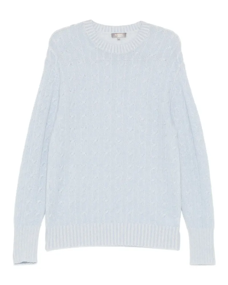 N.Peal Thames Pullover - Blau Blau