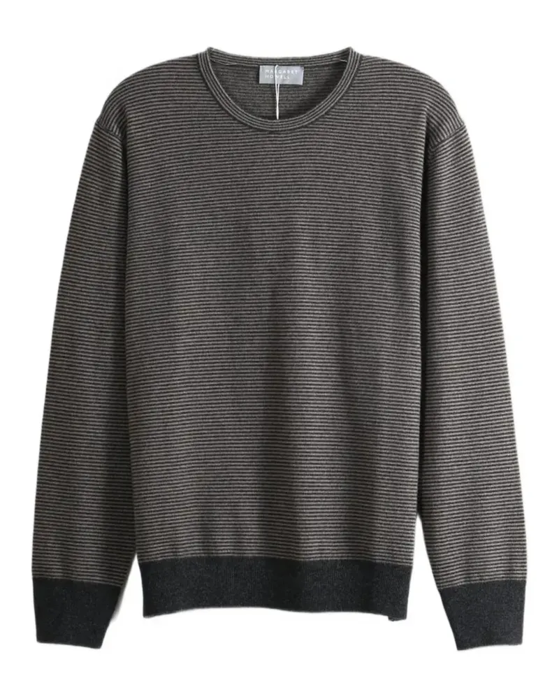 Margaret Howell Pullover mit Querstreifen - Grau Grau