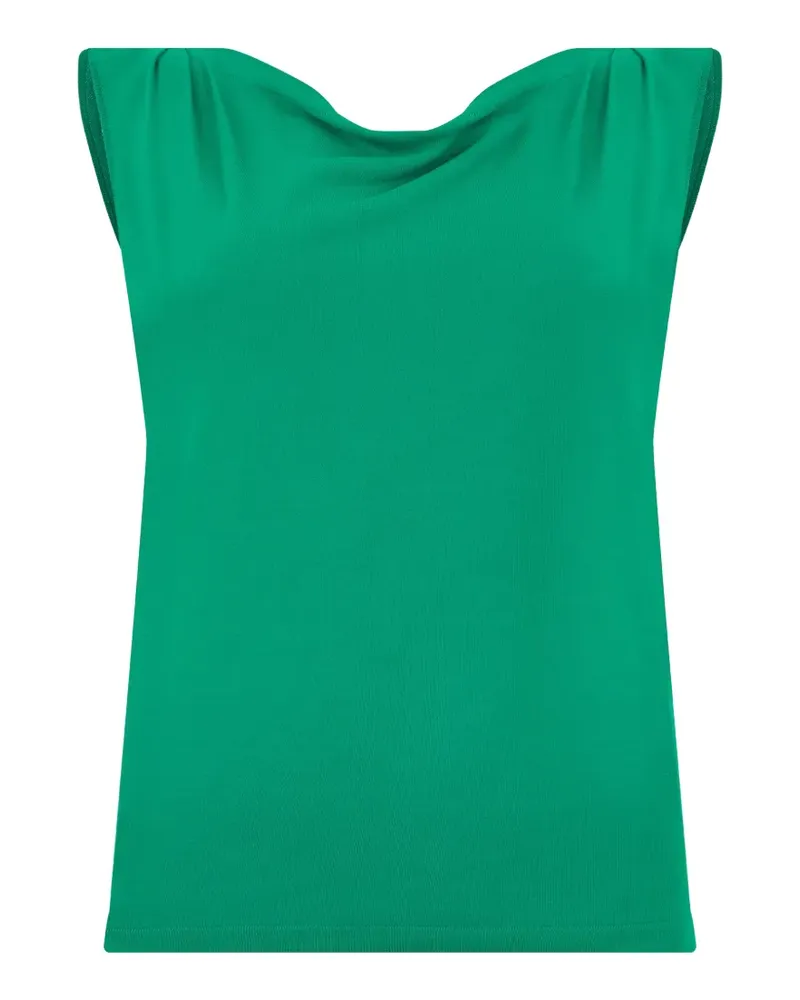 Alberta Ferretti draped-back blouse - Grün Grün