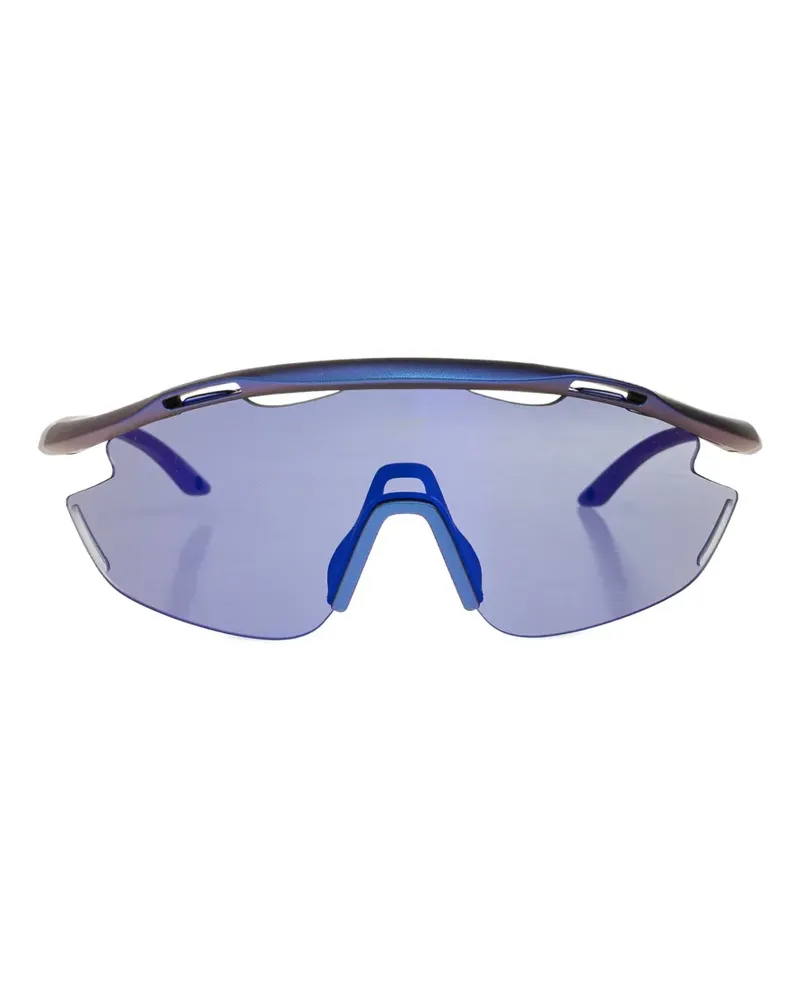 Oakley x EA7 Emporio Armani Rycer Pro geometric-frame sunglasses - Blau Blau