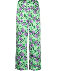 P.A.R.O.S.H. P.A.R.O H. Hose mit Blumen-Print Violett