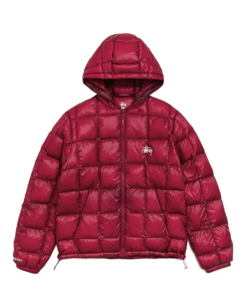 Stüssy quilted hooded jacket - Rosa Rosa