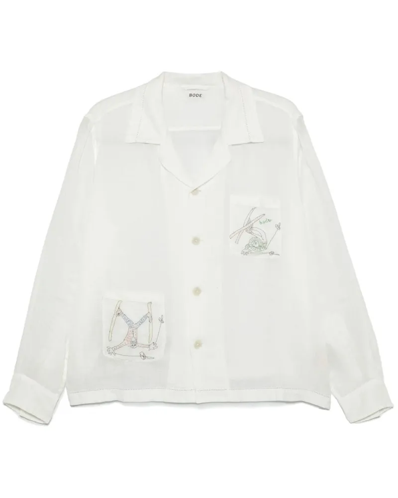 BODE Skiers Hemd - Weiß Weiß