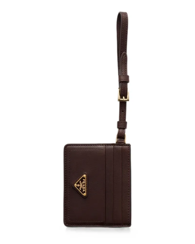 Prada nappa leather card holder - Braun Braun