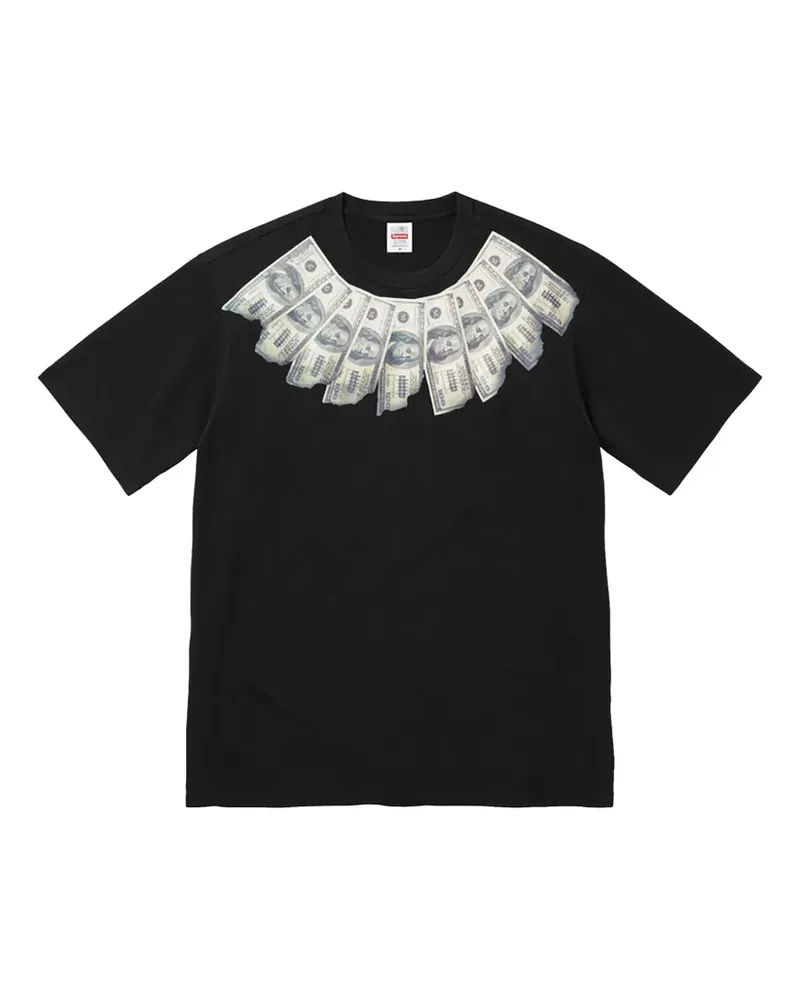 Supreme Being x MM6 Maison Margiela money-graphic T-shirt - Schwarz Schwarz