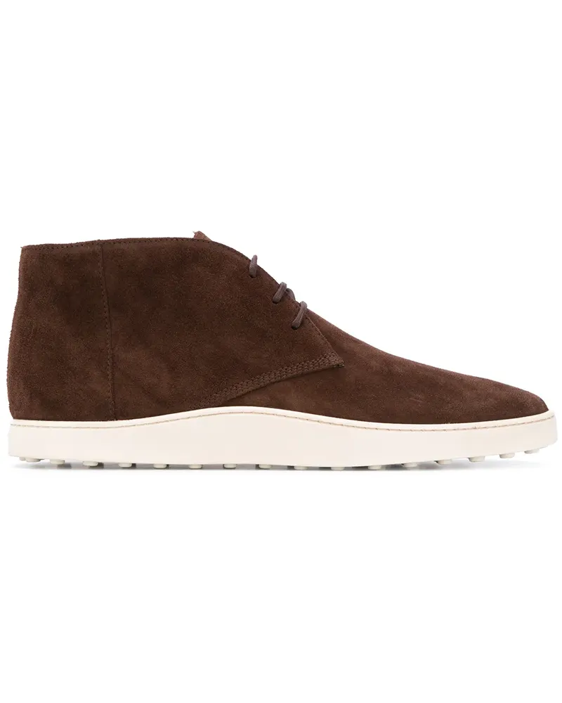 TOD'S Schnürstiefel aus Wildleder - Braun Braun