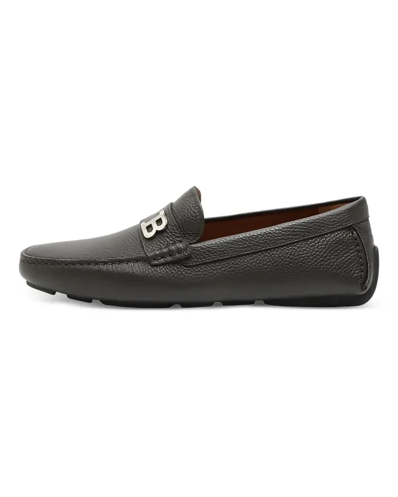 Bally b' logo leather loafers - Braun Braun