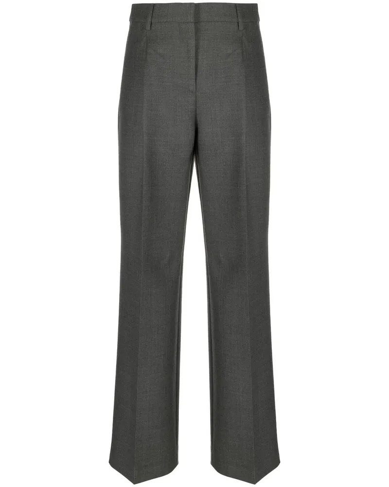 Burberry Gerade Hose - Grau Grau