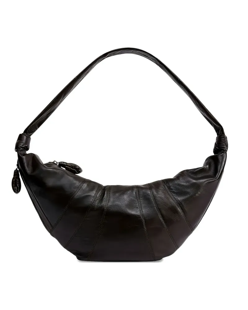 Christophe Lemaire Croissant Schultertasche - Braun Braun