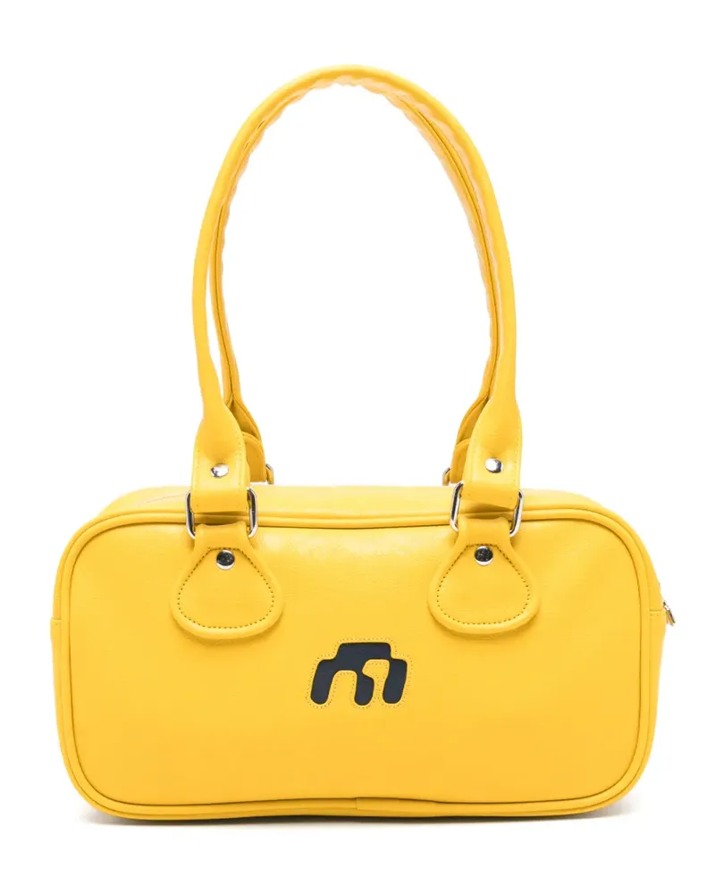 adidas x MIaou 3-stripes-logo tote bag - Gelb Gelb