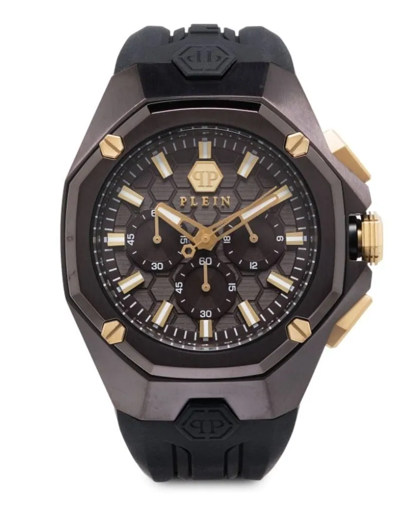 Philipp Plein Octagon Chronograph 50mm - Schwarz Schwarz