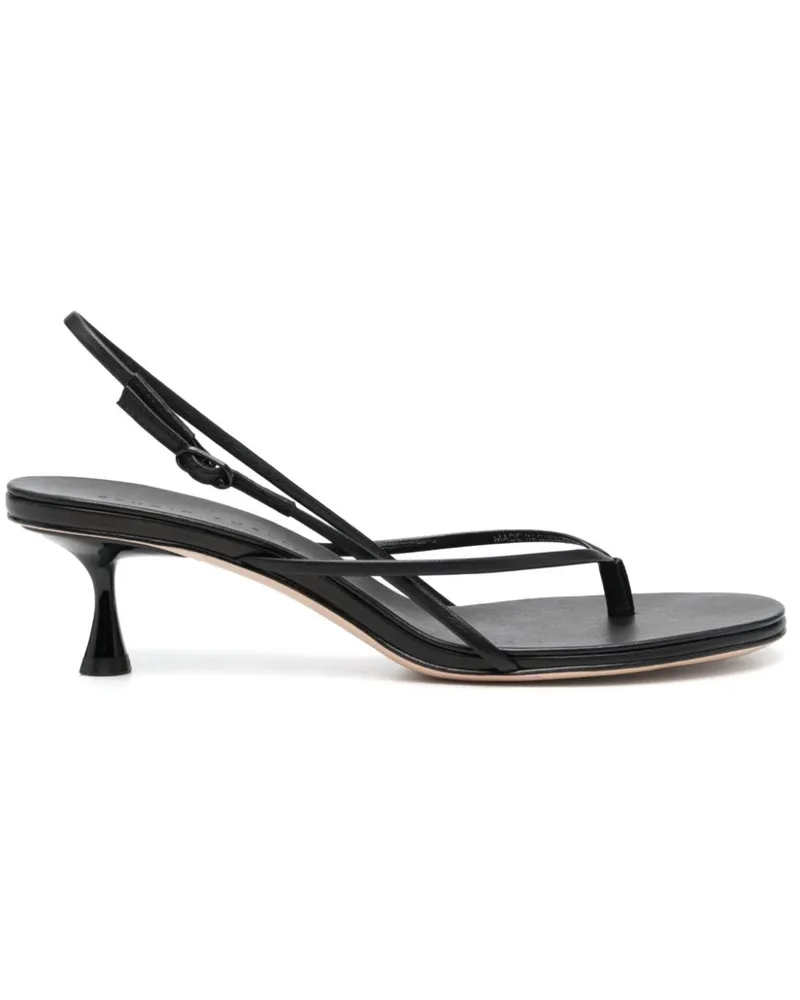 Studio Amelia Wishbone Sandalen 60mm - Schwarz Schwarz