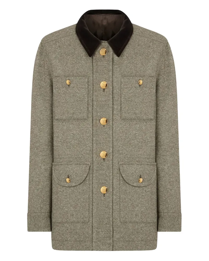 Blazé Milano Lokai button-fastening jacket - Grün Grün