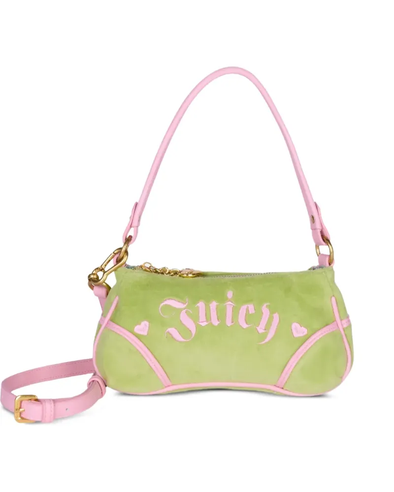 Juicy Couture Mini Tote Bag mit Logo-Stickerei - Grün Grün