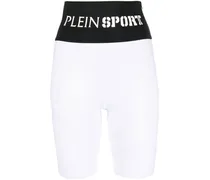 Radlerhose mit Logo-Bund - Weiß