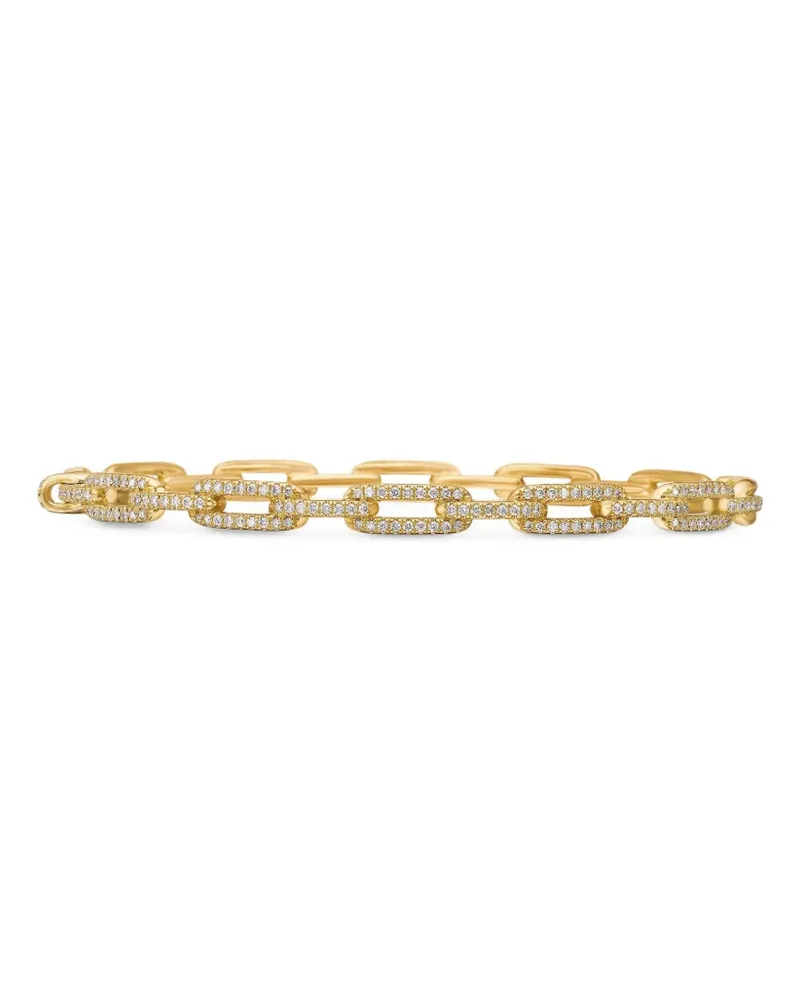 David Yurman 18kt Stax Chain Link Gelbgoldarmband 4mm Gold