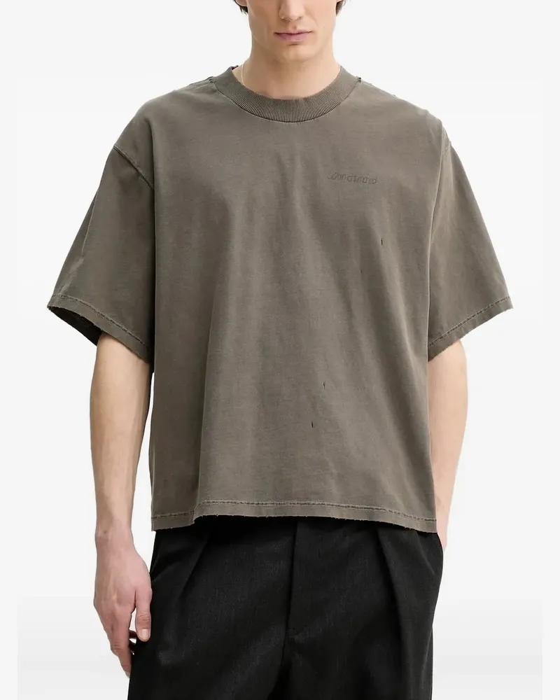 Won Hundred T-Shirt mit Stickerei - Braun Braun