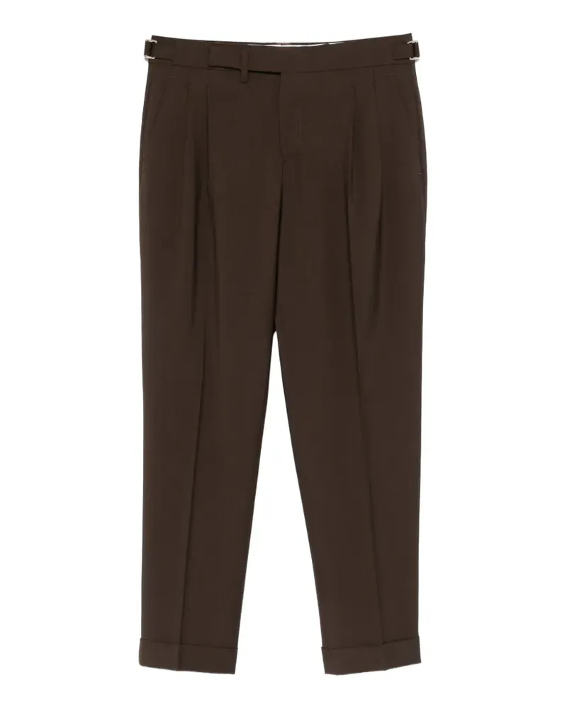 Briglia 1949 buckle pleated trousers - Braun Braun
