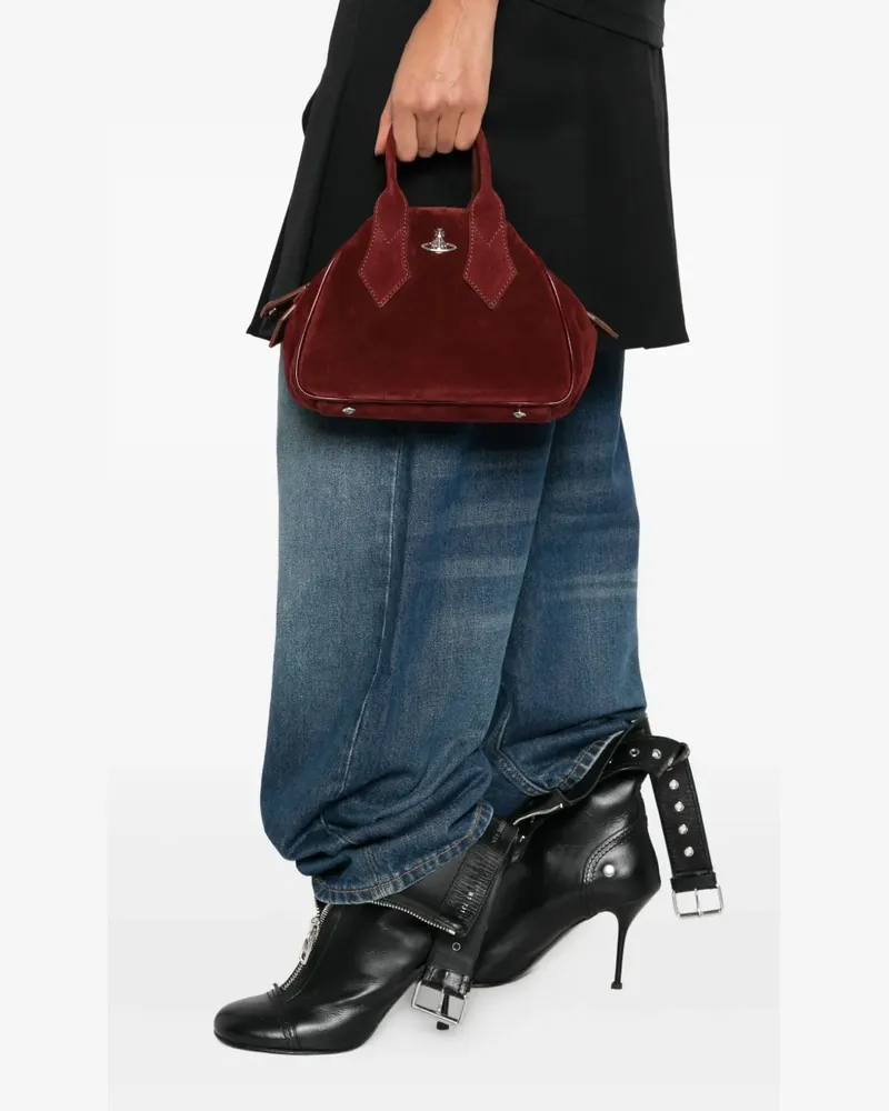 Vivienne Westwood small Yasmine Orb-appliqué tote bag - Rot Rot