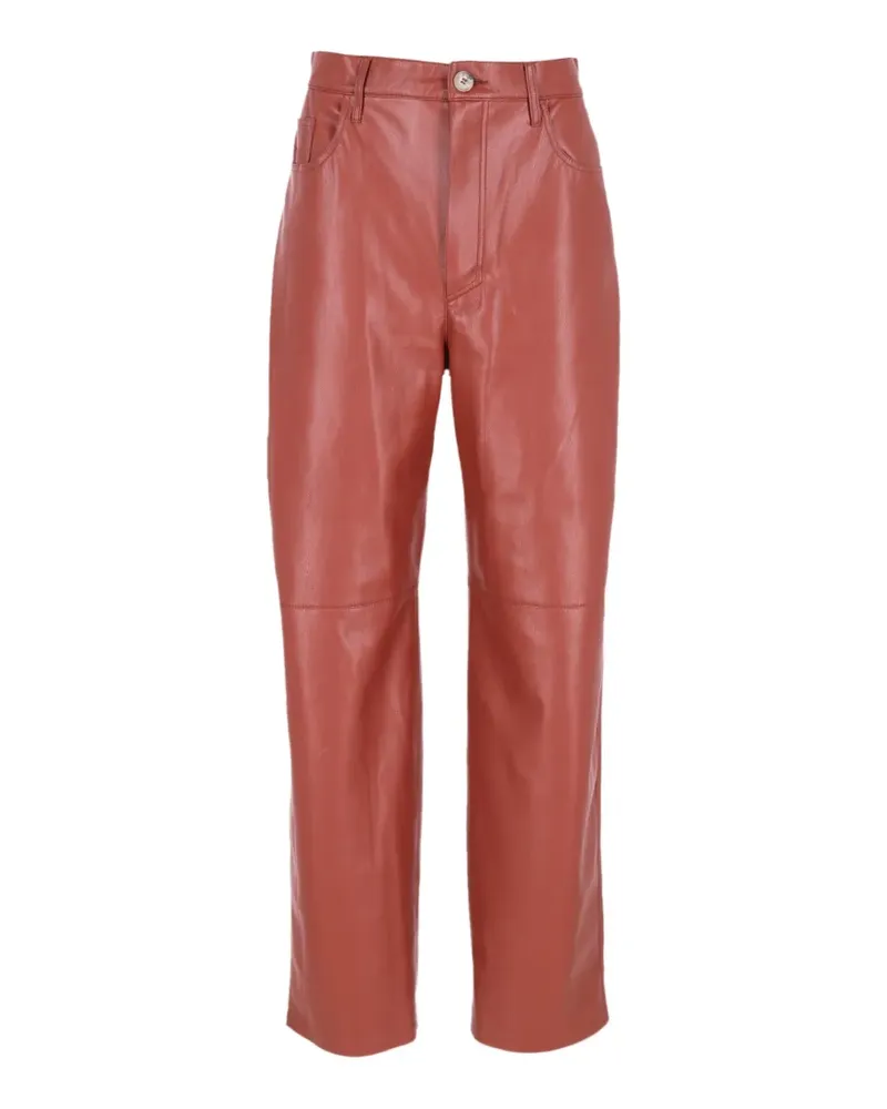 Nanushka Hose mit geradem Bein - Braun Braun