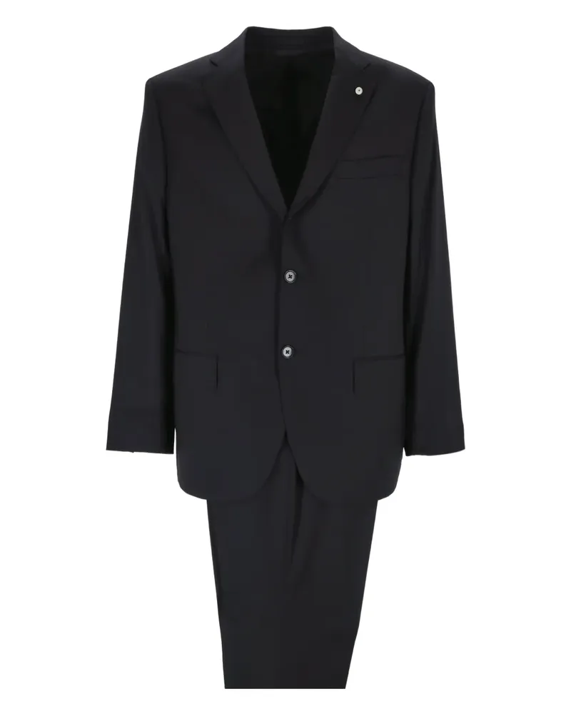 Luigi Bianchi Mantova Klassischer Anzug - Blau Blau