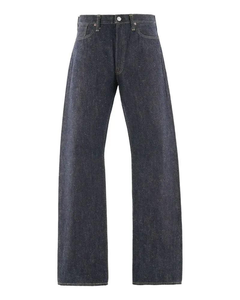 SAINT MXXXXXX contrast-stitch jeans - Blau Blau