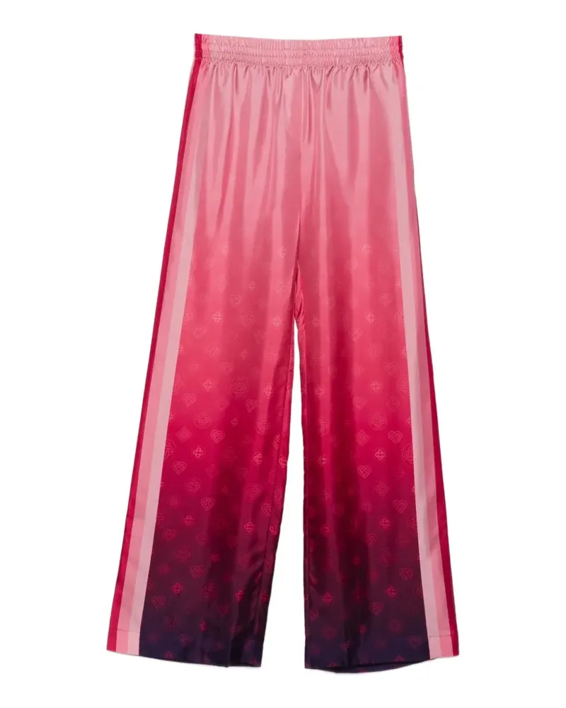 Casablanca Paris gradient side stripe trousers - Rosa Rosa