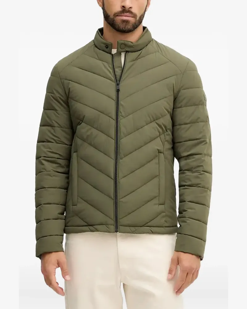 Guess chevron-padded jacket - Grün Grün