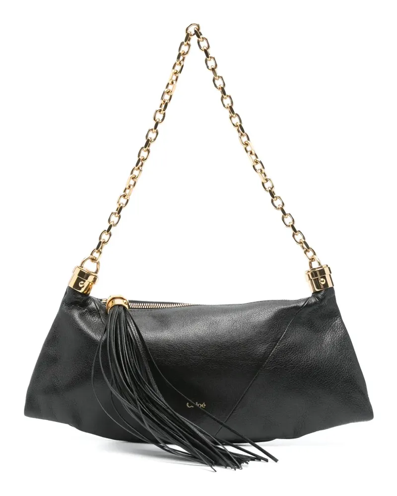 Chloé Kleine Foulard Schultertasche - Schwarz Schwarz