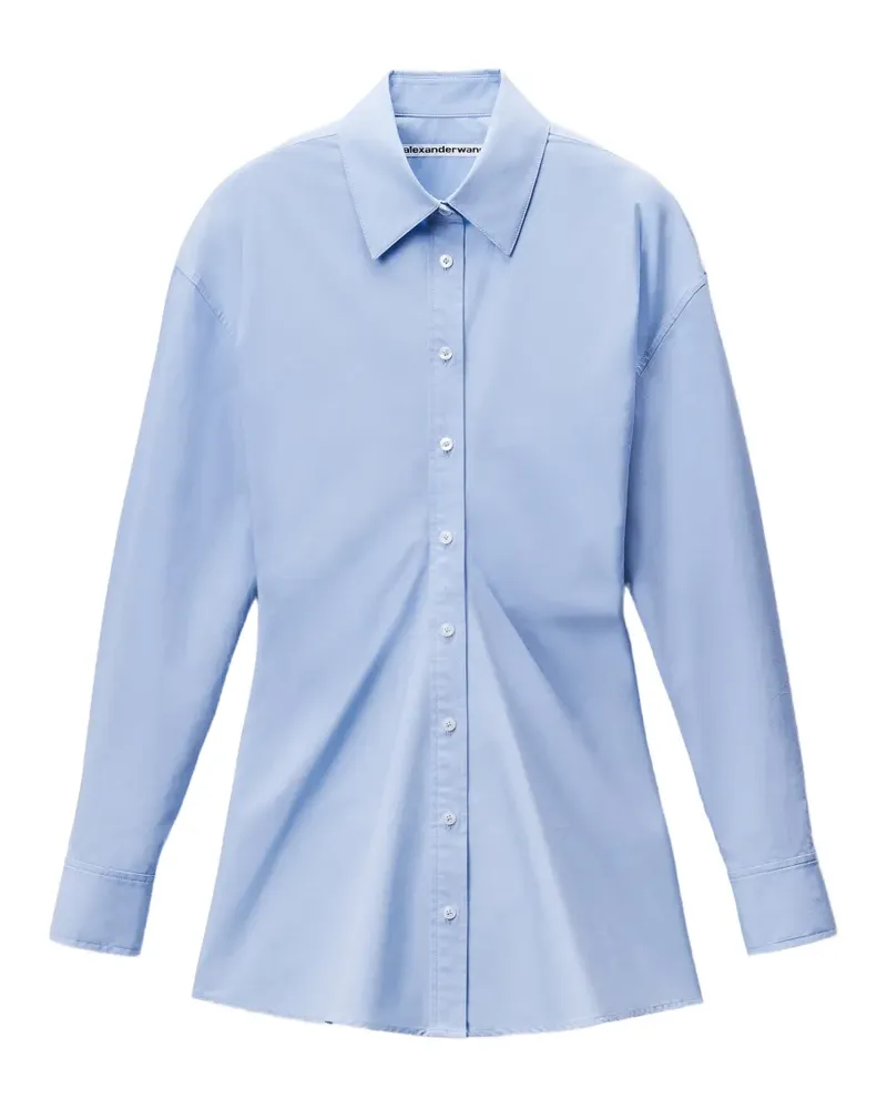 Alexander Wang Hemdkleid mit Reißverschluss - Blau Blau