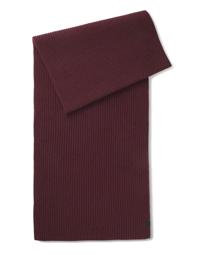 HUGO BOSS Gerippter Schal - Rot Rot