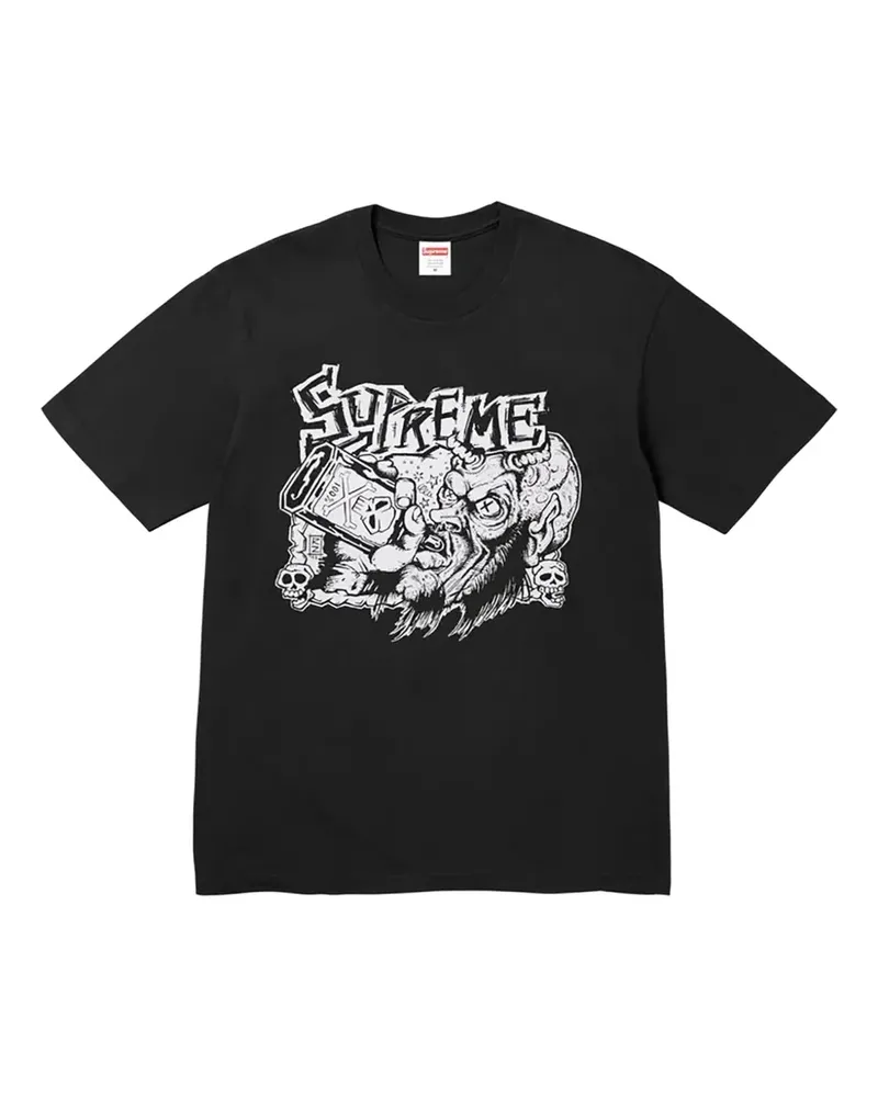 Supreme Being T-Shirt mit grafischem Print - Schwarz Schwarz