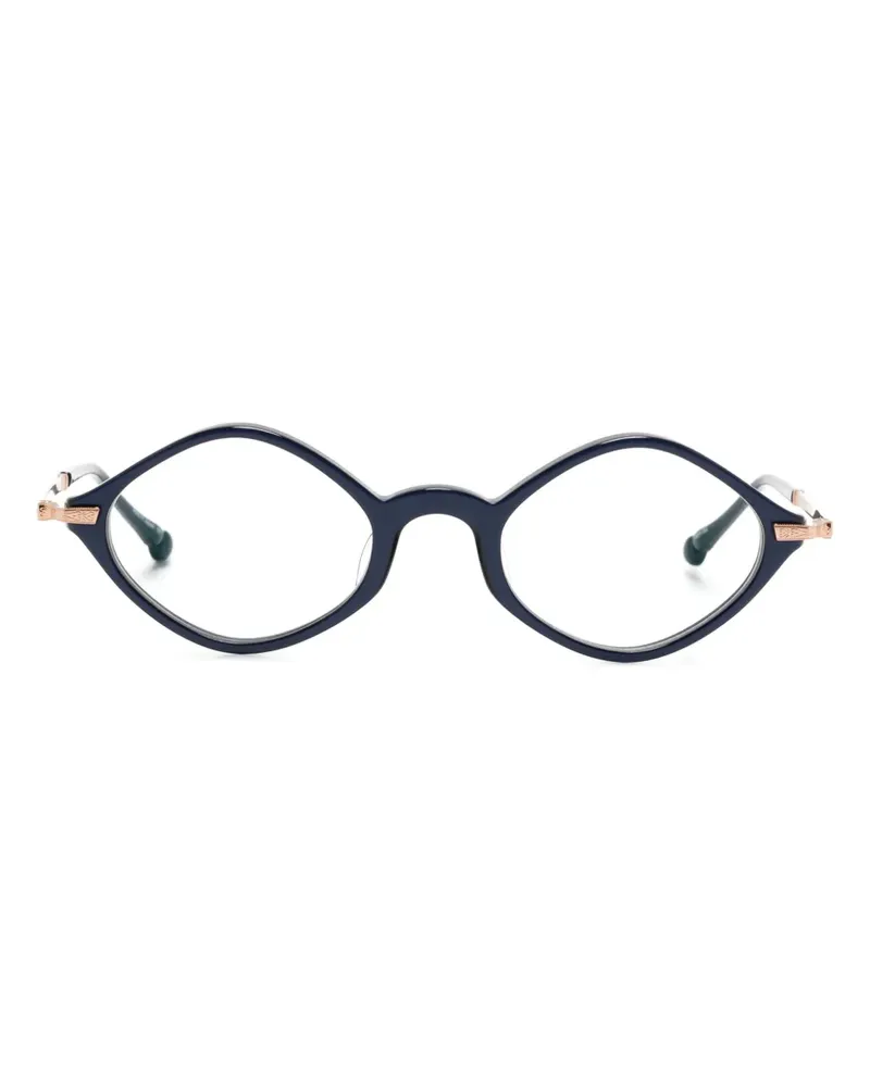 MATSUDA Brille mit geometrischem Gestell - Blau Blau