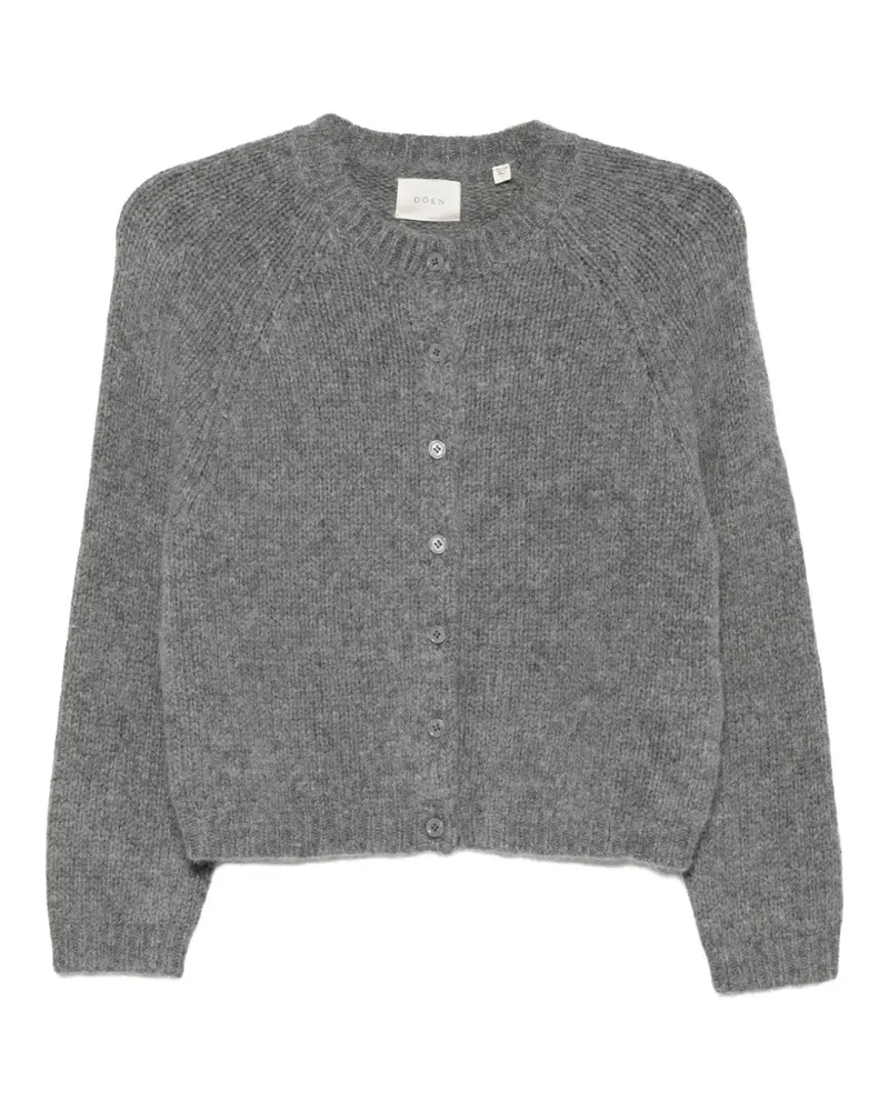DÔEN Danae Cardigan mit Raglanärmeln - Grau Grau