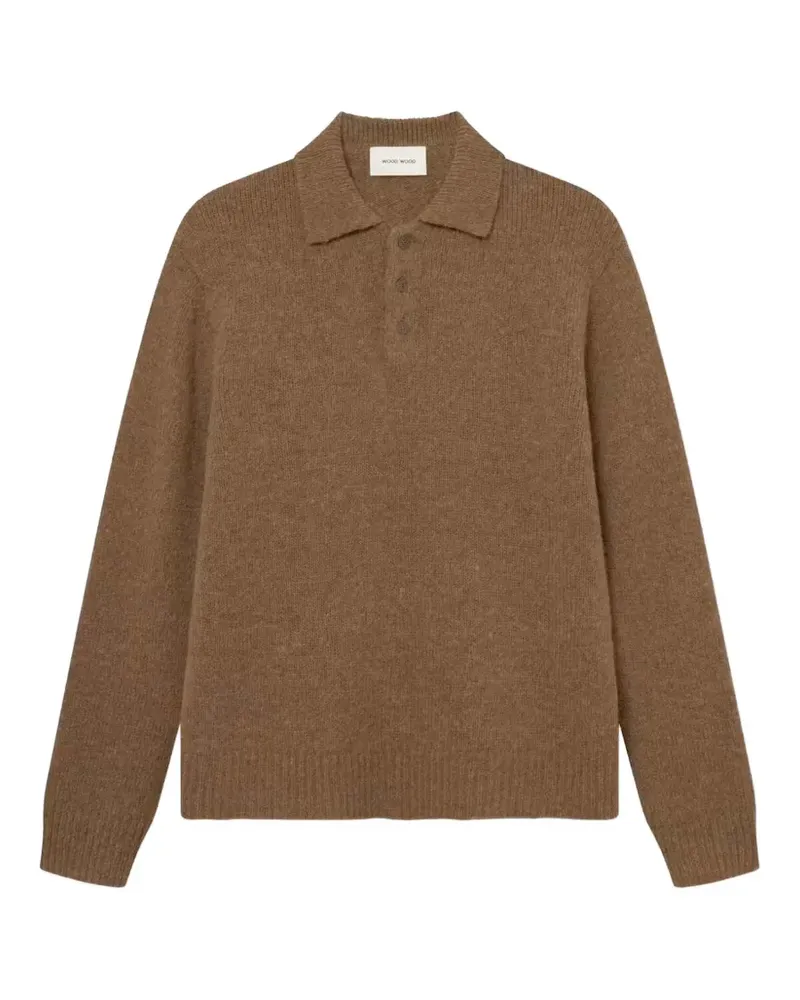 Wood Wood WWKimi polo shirt - Braun Braun