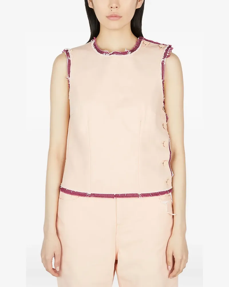 Raf Simons Double Oberteil - Rosa Rosa