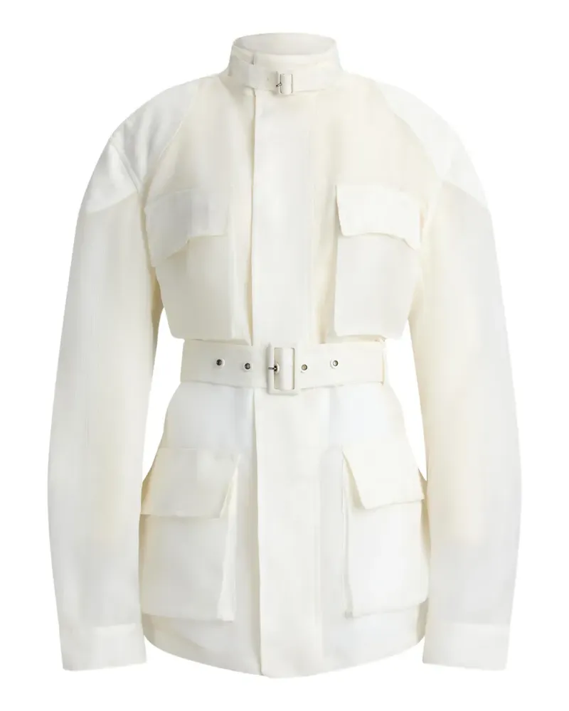 Ralph Lauren Zaria Jacke mit Gürtel - Nude Nude