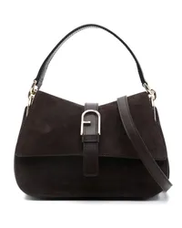 Furla Mini Flow Tote Bag Braun